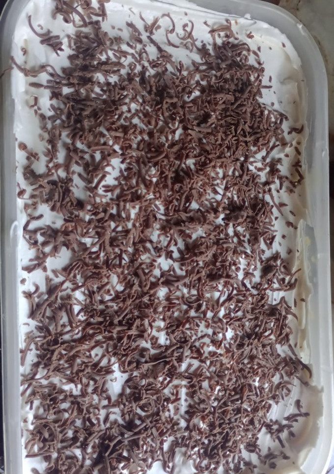 Una foto de Postre de vainillas