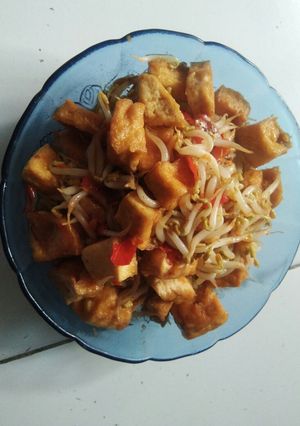 Foto resep Tumis taoge campur tahu