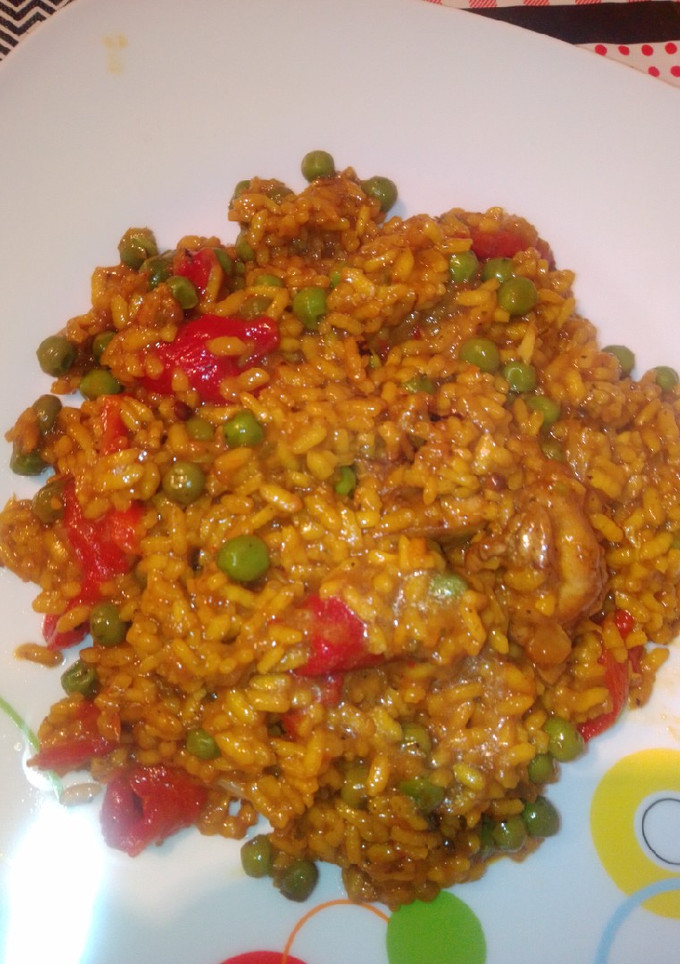 Una foto de Arroz con pollo