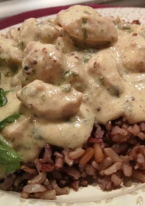 Mézes-mustáros csirke recept fotója