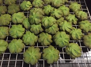 Hình của món Matcha cookies.