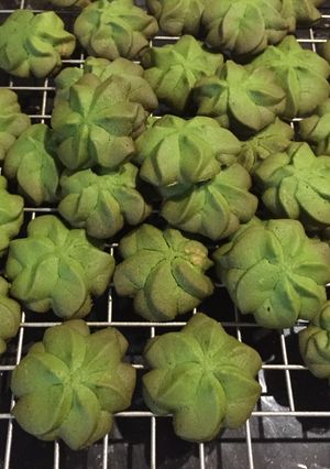 Hình của món Matcha cookies.