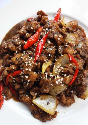 Foto resep Ayam lada hitam