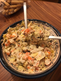 Una foto de Ensaladilla de alcachofas y atún