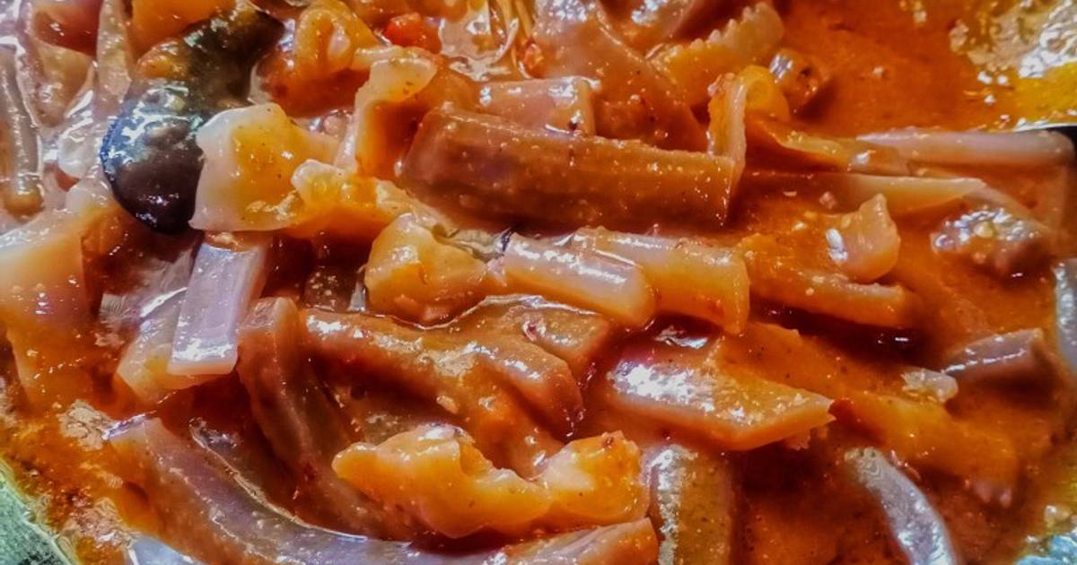 Resipi Sambal Sotong Kembang Oleh Leeina Qaliena Cookpad