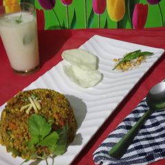 A picture of Bajra Ka Upma.