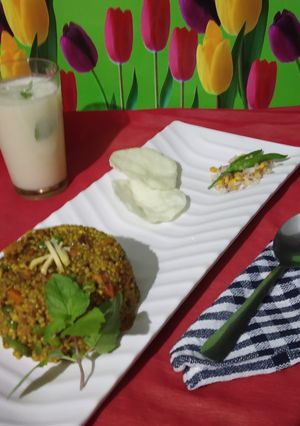 A picture of Bajra Ka Upma.