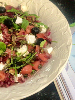 Una foto de Ensalada de sandía