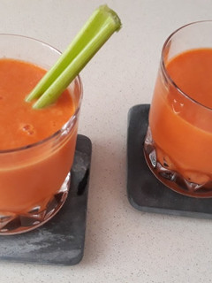 Una foto de Gazpacho de sandía