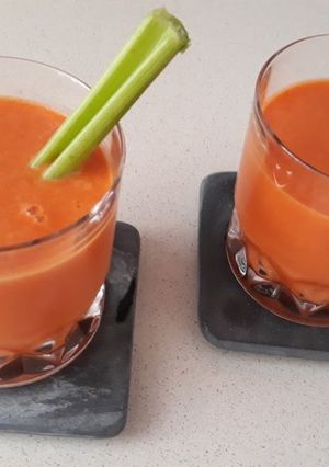 Una foto de Gazpacho de sandía