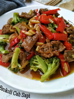 Foto resep Brokoli Cah Sapi