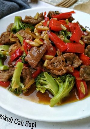 Foto resep Brokoli Cah Sapi