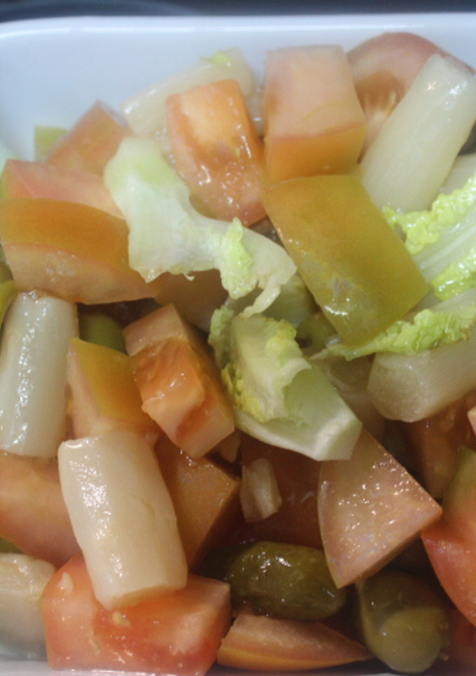 Una foto de Ensalada con espárragos