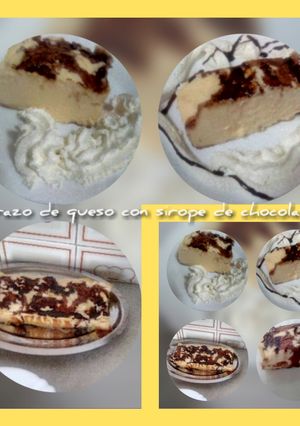 Foto principal de Brazo de queso con sirope de chocolate