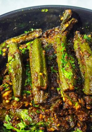 A picture of Aachari Bhindi.
