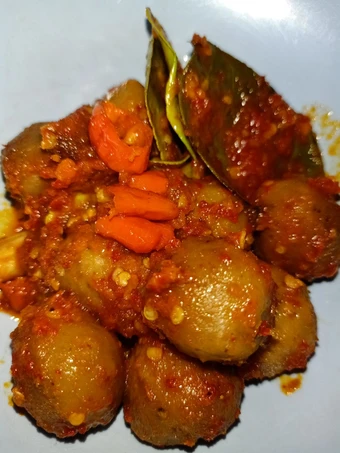 Cara Mudah Membuat Resep Bakso pentol mercon yang Uenak Anti Ribet, Uenak Banget