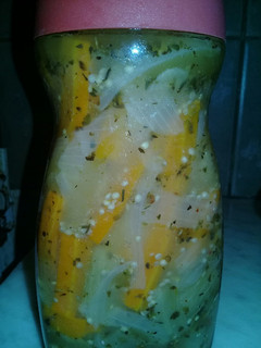 Una foto de Berenjenas en escabeche