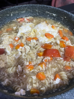 Foto resep Soup macaroni telur