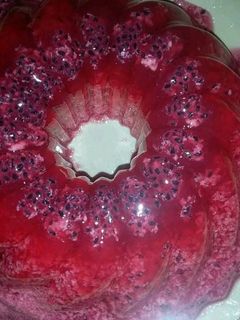 Foto resep Puding buah naga