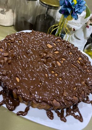 صورة لوصفة كيكة الكوكيز 🤤♥️