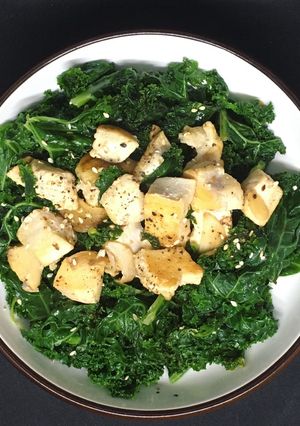 Hình của món [Giảm cân - eat clean #D_21] Ức gà xào cải xoăn kale (244calo).