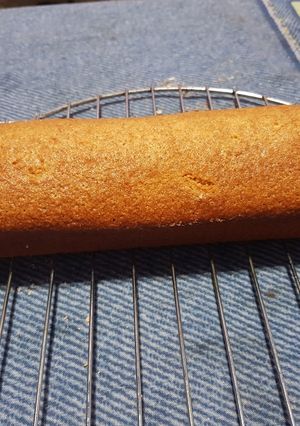 Una foto de Budín de polenta y miel