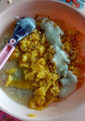 Foto resep Oat Manggo (Mpasi)