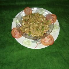 A picture of Cabbage matar sabji.