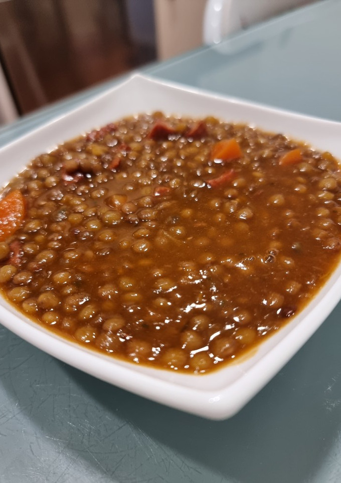 Una foto de Lentejas con Chorizo