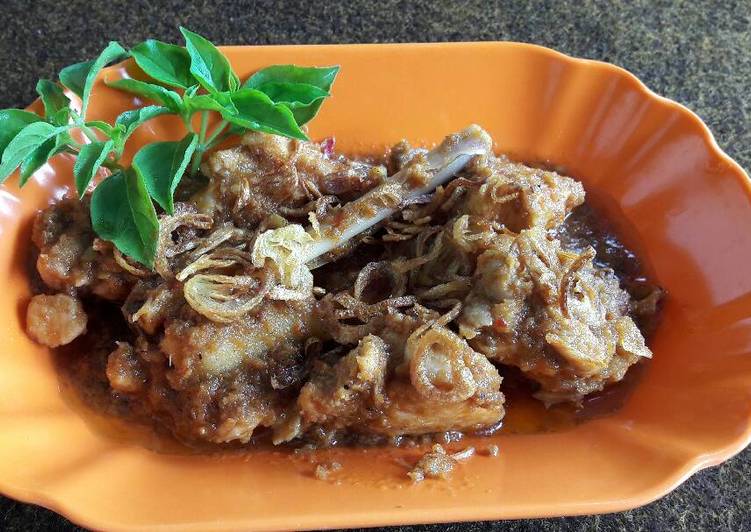 Langkah Mudah untuk memasak Rendang ayam ala nayola Lezat