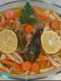 Una foto de Escabeche de Pollo