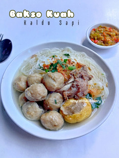 Foto resep Bakso Kuah Kaldu Sapi