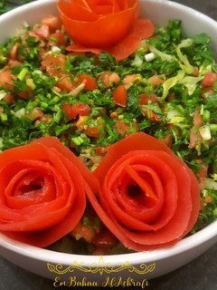 صورة لوصفة تبولة