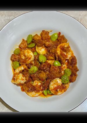 Foto resep Sambal Udang Petai Tempe