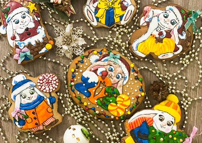 Глазур для розмальовки печива ❄️