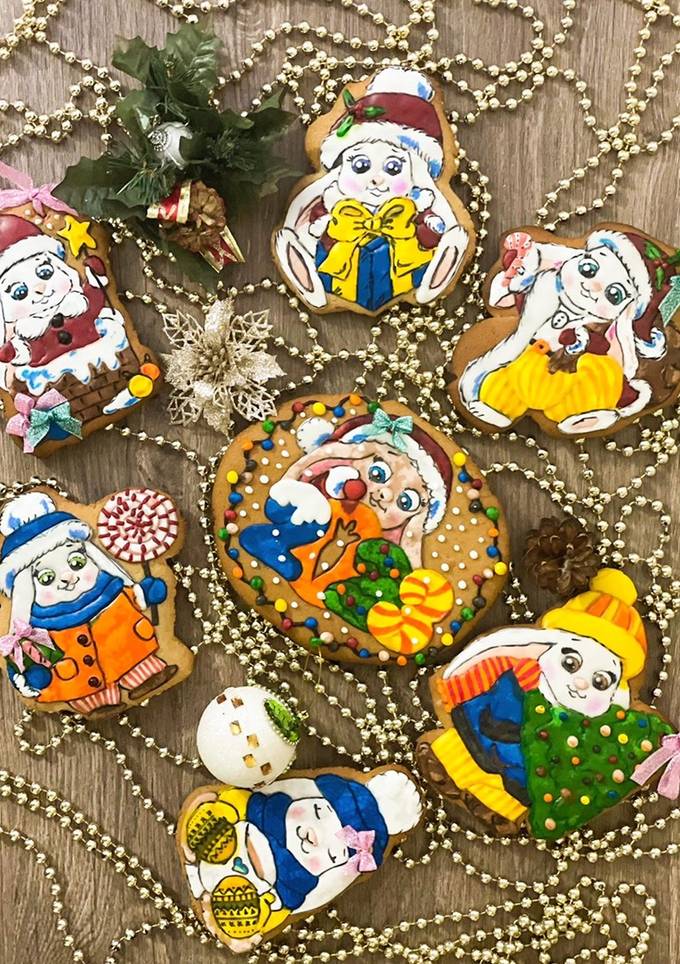 Глазур для розмальовки печива ❄️