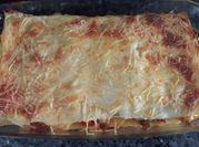 Una foto de bechamel para lasaña