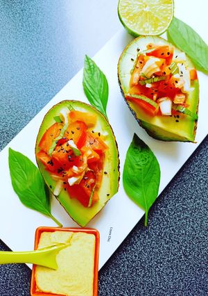 Une photo de Salade D'avocat