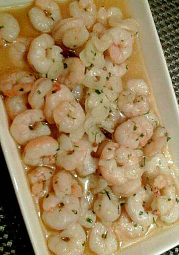 Una foto de Gambas al ajillo