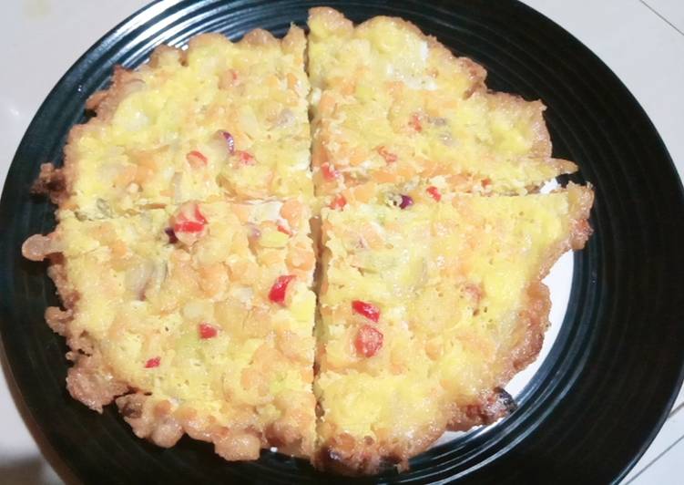 2.Telur Dadar Bulan Purnama Lezat Kece Non MSG😁😁