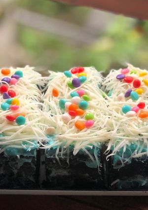 Foto resep Brownies kukus tanpa telur (no mixer) snack MPASI 1y+