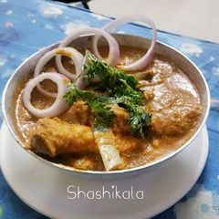 A picture of Mutton curry.