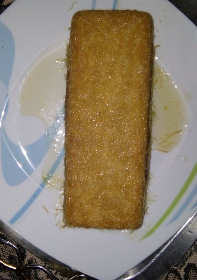 صورة لوصفة كنافه بالكاسترد 😙😙