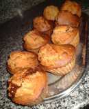 Muffins integral de banana con nuez y pasas