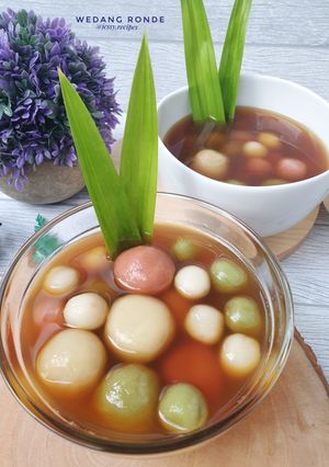 Foto resep Wedang ronde jahe tidak terlalu kenyal