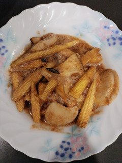 金沙玉米筍（方便素）（簡單料理）（清冰箱料理）（快速料理） 的食譜成品照片