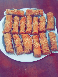 صورة لوصفة بقلاوة بعجينة الفيلو
