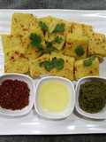 Proso millet dhokla