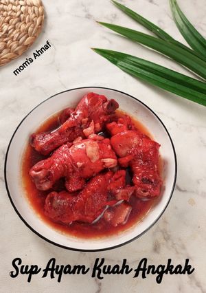 Foto resep Sup ayam kuah angkak
