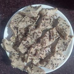A picture of Chocolate burfi.